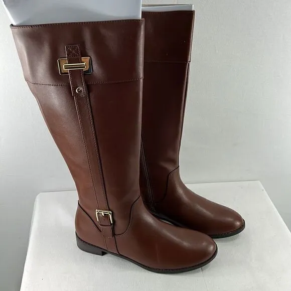 Karen Scott Deliee2 Riding Boots, Cognac size 9M
