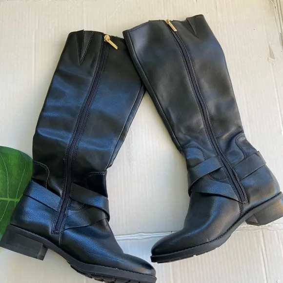 Karl Lagerfield MURET Ringed Riding Boots EUC