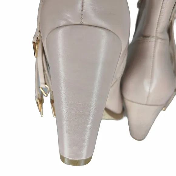 Kate Bosworth x Matisse Emma Leather Fringe Ankle Boots Size 6