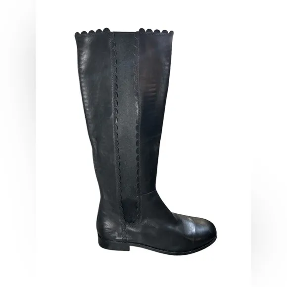 Kate Spade Black Boots Sleek Leather Design