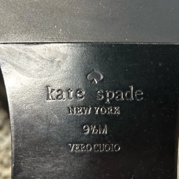 Kate Spade Black Boots Sleek Leather Design