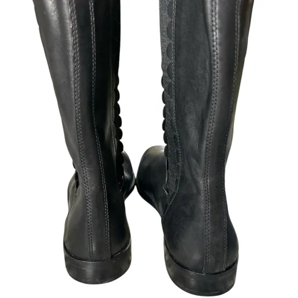 Kate Spade Black Boots Sleek Leather Design