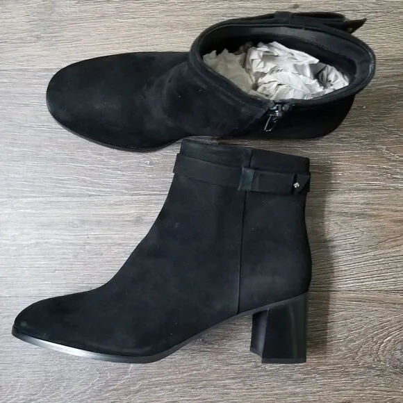 Kate Spade Black Madelaine Leather Boots