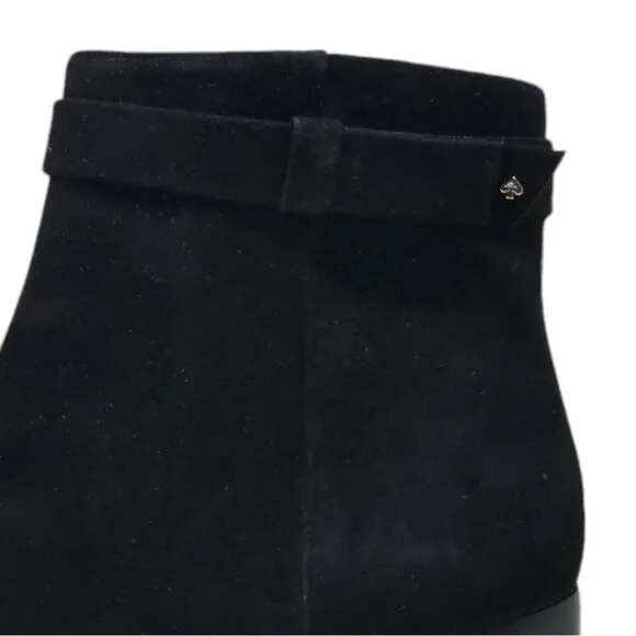 Kate Spade Black Madelaine Leather Boots