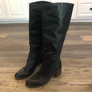Kate Spade Mireille Black Leather Boot GUC Beautiful boots