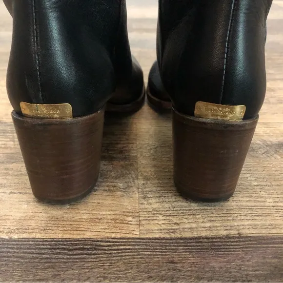 Kate Spade Mireille Black Leather Boot GUC Beautiful boots