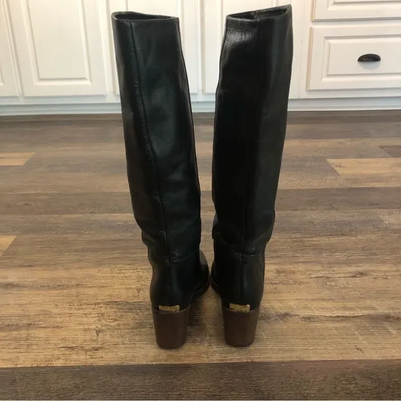 Kate Spade Mireille Black Leather Boot GUC Beautiful boots