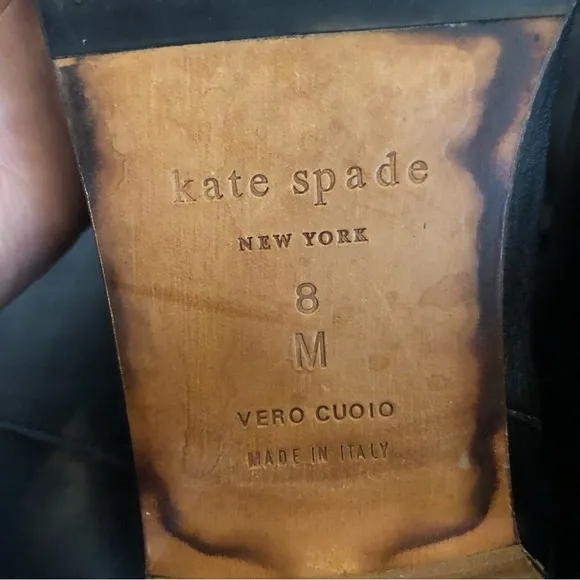 Kate Spade Mireille Black Leather Boot GUC Beautiful boots