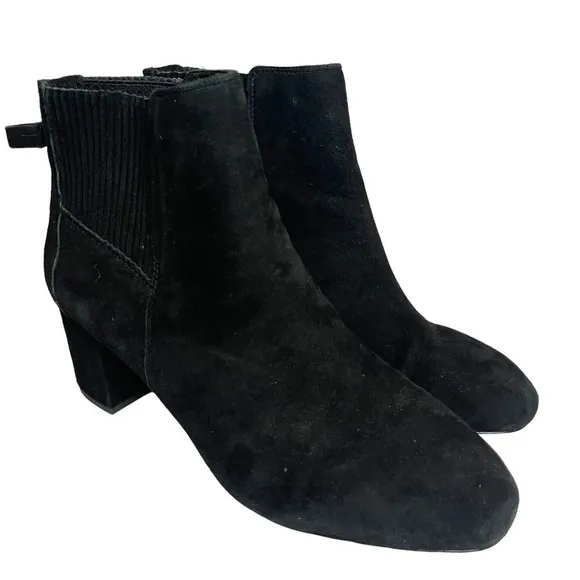 Kate Spade Suede Black Bow Boots