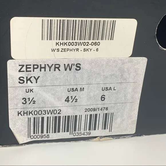 Kayland Zephyr Hiking Boots In Sky Size 6