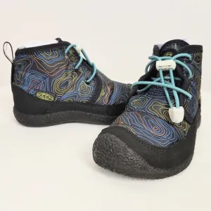 Keen Boy's Little Kid Howser II Waterproof Chukka Boots 11 Snow Rain Black Reef