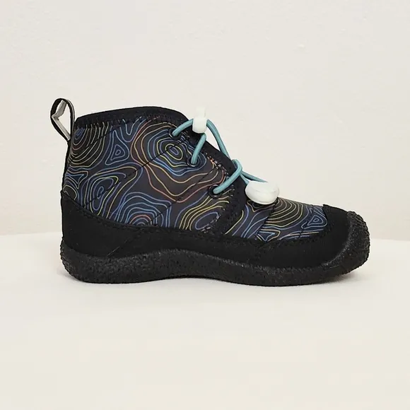 Keen Boy's Little Kid Howser II Waterproof Chukka Boots 11 Snow Rain Black Reef