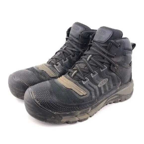 Keen Kansas City Mid Safety Toe Work Boots 13D