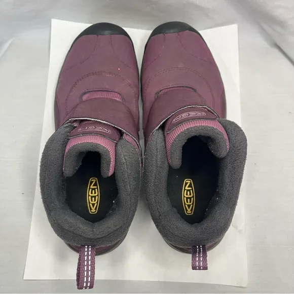Keen Kootenay Winter Snow Boots Waterproof Fleece Lined Purple Youth Girls Sz 2