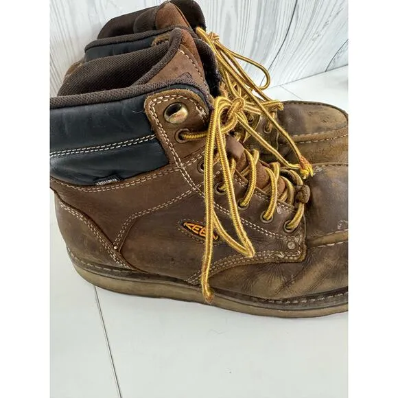 KEEN Men's Utility Cincinnati Steel  Toe Waterproof Boots US Size (READ)