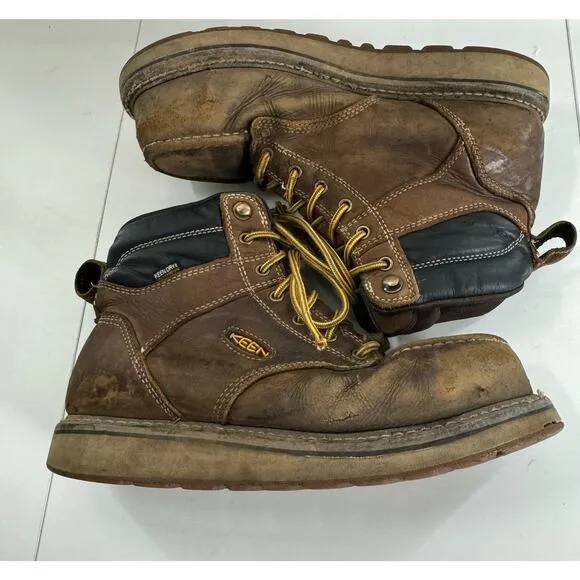 KEEN Men's Utility Cincinnati Steel  Toe Waterproof Boots US Size (READ)