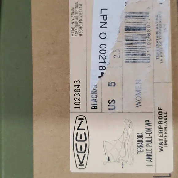 Keen Terradora II Ankle Pull On Waterproof Boots Size 5