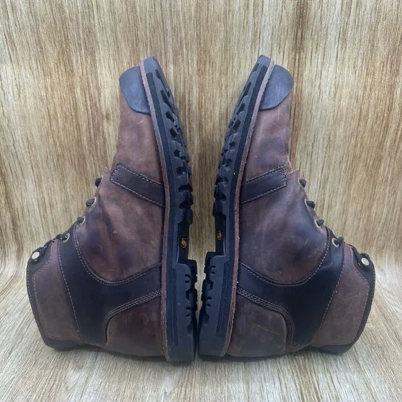 Keen The Rocker Boots Men's‎ Size 11.5 M Waterproof Leather Ankle Brown 1017488