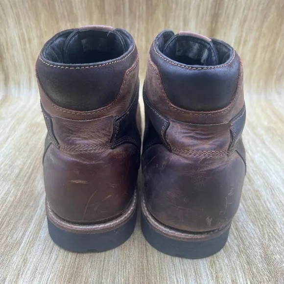 Keen The Rocker Boots Men's‎ Size 11.5 M Waterproof Leather Ankle Brown 1017488