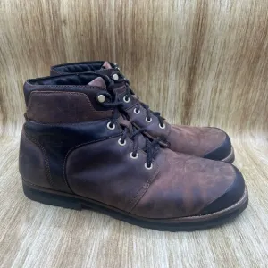 Keen The Rocker Boots Men's‎ Size 11.5 M Waterproof Leather Ankle Brown 1017488