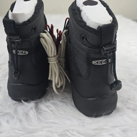 Keen Uneek SNK II Women's Size 7.5 Boots Chukka Waterproof Black Adjustable