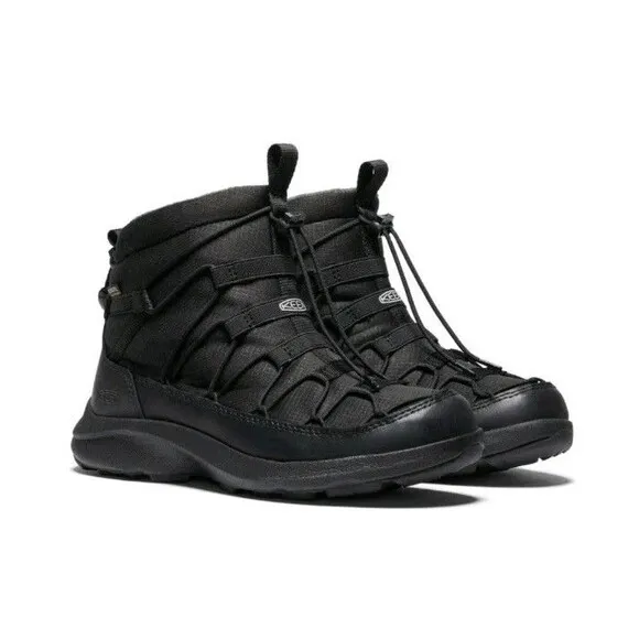 Keen Uneek SNK II Women's Size 7.5 Boots Chukka Waterproof Black Adjustable