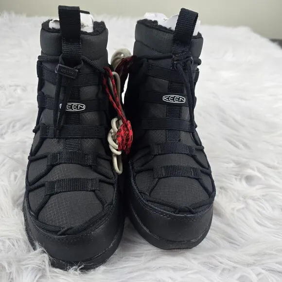 Keen Uneek SNK II Women's Size 7.5 Boots Chukka Waterproof Black Adjustable