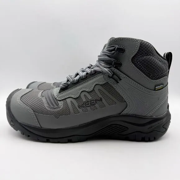 Keen Utility Mens Reno KBF Mid Work Boot US 9.5D Gray Composite Toe WP NIB