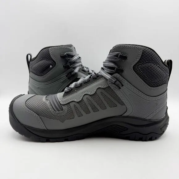 Keen Utility Mens Reno KBF Mid Work Boot US 9.5D Gray Composite Toe WP NIB