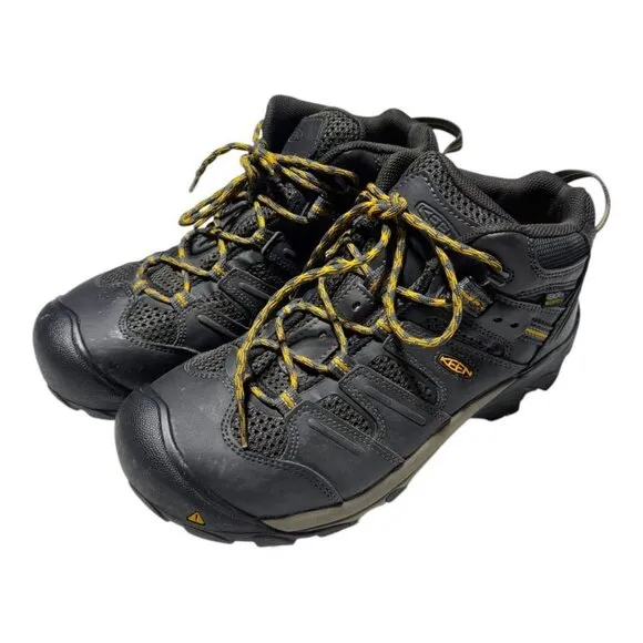 Keen Utlility Lansing Steel Toe Boots Size 8 Black
