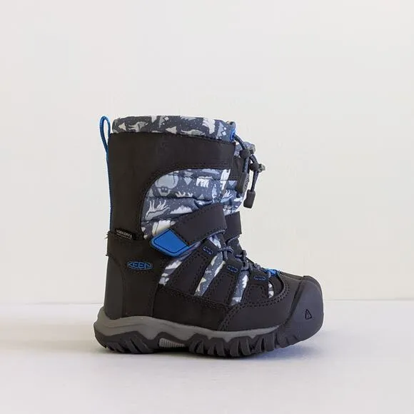 Keen Winterport Neo DT Waterproof Boot Sz 8 Toddler Steel Grey/ Brilliant Blue
