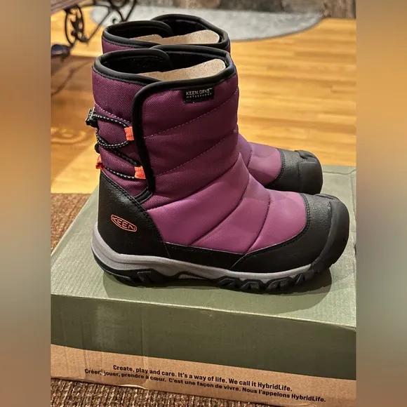 KEEN youth Puffrider Waterproof Boots