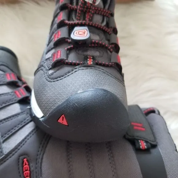 KEEN Snowport Neo Toddler Boy Boots Grey/Red Size 8