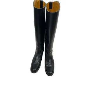 Kemptown | Tall Black Leather Boots, English‎ Riding Women's Size 6.5