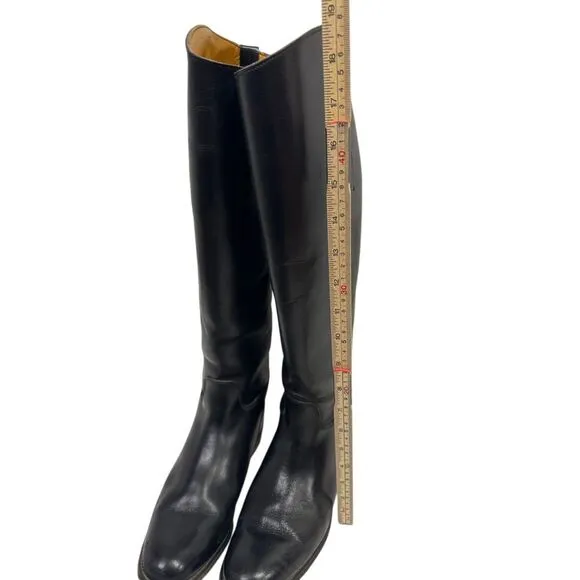 Kemptown | Tall Black Leather Boots, English‎ Riding Women's Size 6.5