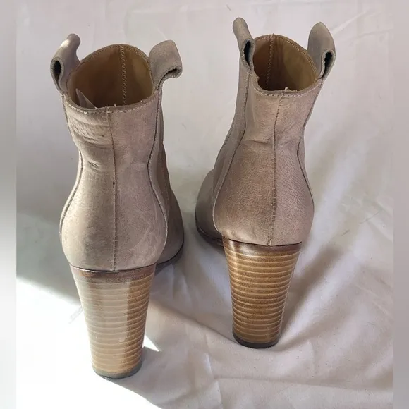 Kenneth Cole Vero Cuoio Made In Italy Leather Booties Women's Size 36