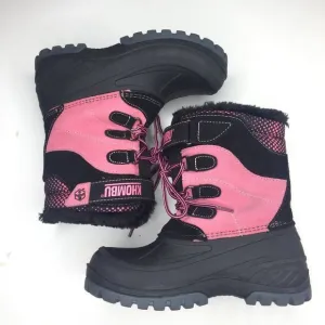KHOMBU snow tracker girl's size 4 snow boots.