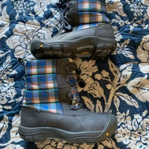 Kids Plaid Keen Boots