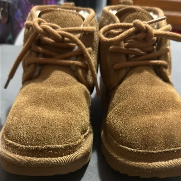 Kids Tan Suede Boots