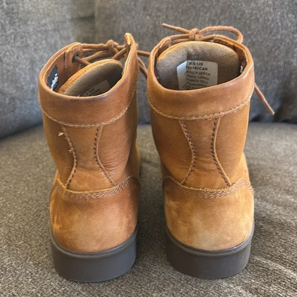 KODIAK Waterproof Combat Boots Womens Taupe Leather Thinsulate Insulated Sz 8.5