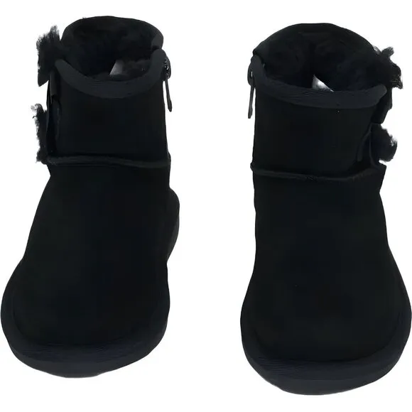 Koolaburra by UGG Girls Victoria Mini Black Fashion Boot, 6 Toddler US