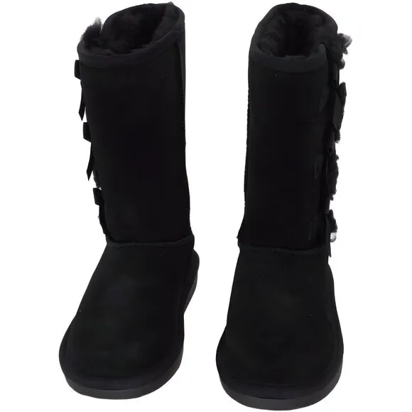 Koolaburra by UGG Kid's Victoria Tall Fashion Boot, Black, Size 12