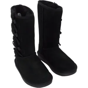Koolaburra by UGG Kid's Victoria Tall Fashion Boot, Black, Size 12