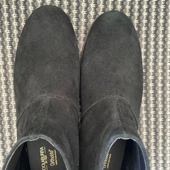 Koolaburra by Ugg Giyah Black Suede Studded Ankle Boots Women’s Shoe Size 9.5