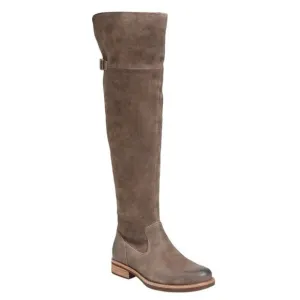Kork-Ease Addison Over the Knee Suede Riding Boot Taupe 6 NEW!