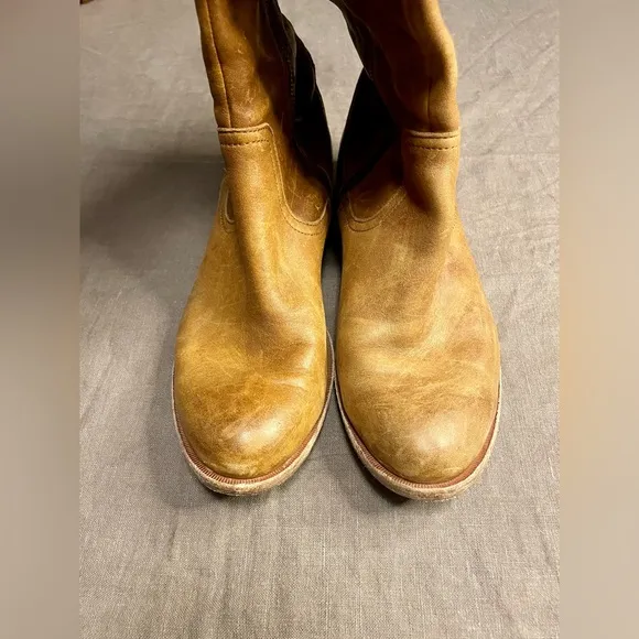Kork Ease Levin Knee High Brown Suede Leather Riding Boots