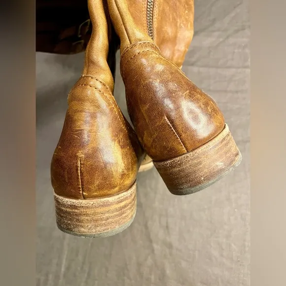 Kork Ease Levin Knee High Brown Suede Leather Riding Boots