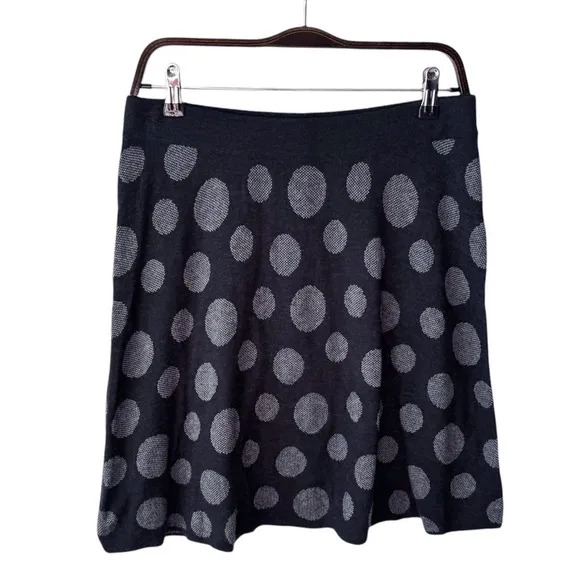 Krimson Klover for Title Nine Whimsy Merino Wool Snow Polka Dot Skirt | MEDIUM