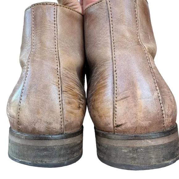 KURT GEIGER BROUGE TAUPE LEATHER BOOTS SIZE 43