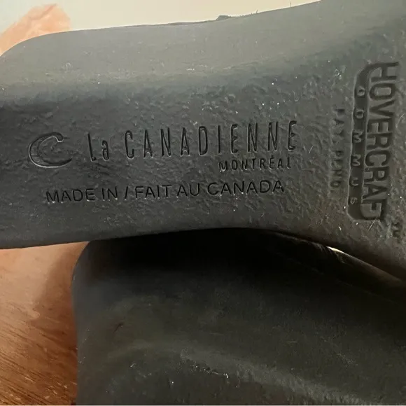 La Canadienne knee-high boots with wedge heel Size 8 NWT